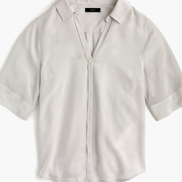 J.Crew Silk Blouse - Picture 1 of 3